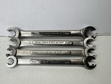 Vintage Craftsman Usa Metric Flare Nut Wrench Set 4pc 9mm-17mm -va- 44175-44178 Vintage Craftsman Usa Metric Flare Nut Wrench Set 4pc 9mm-17mm -va- 44175-44178