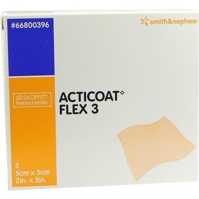 ACTICOAT Flex 3 5x5 cm Verband 5 St