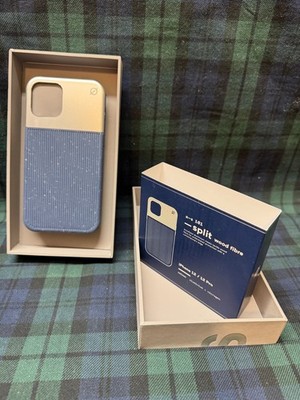 Atom Studios Split Wood Fibre Case iPhone 12 / 12 Pro Aluminium + Nitrogen