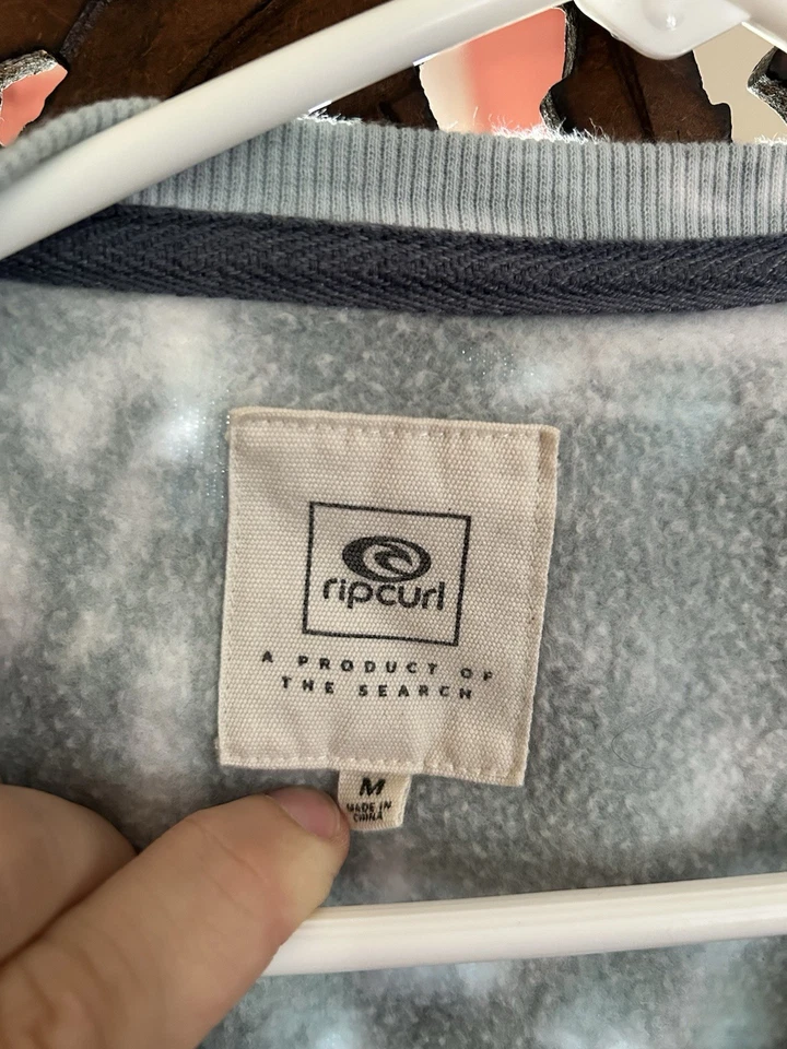 Rip Curl Mujer Doble Aleta Cuello Redondo Manga Larga Talla Mediana Foto 3 de 4