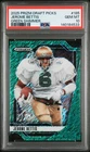 2025 Panini Prizm Draft Picks Football Green Shimmer Jerome Bettis #185