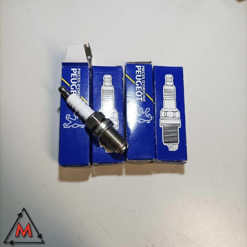 Kit 4 spark plugs RFC58LS 5962.R5 PEUGEOT new 86431