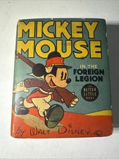 Mickey Mouse in the Foreign Legion 1940 Big Better Little Book BLB Vintage