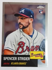 2022 Topps Chrome Platinum Anniversary #186 Spencer Strider Rookie