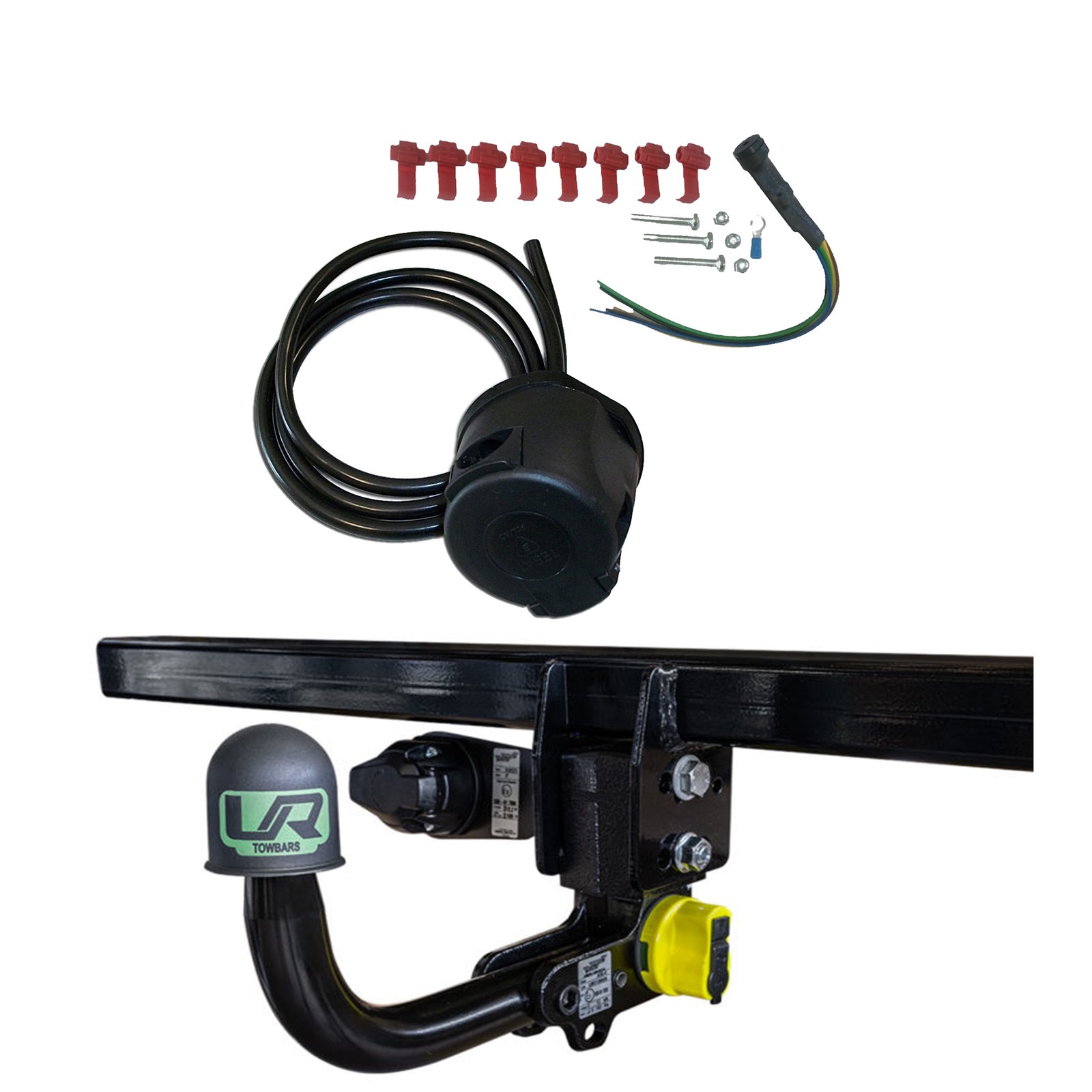 Vertical Detachable Towbar+7P Universal Wiring For Ford GALAXY 06/06-08/15