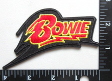 🔥DAVID BOWIE SINGER MUSIC BATTLE VEST JACKET HAT EMBROIDERED IRON ON PATCH