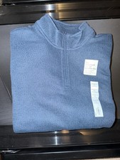 Sonoma Goods for Life Quarter Zip Sweater Navy Men  s XXL new