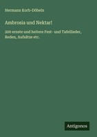 Hermann Korb-DöBeln | Ambrosia Und Nektar! | Buch | Deutsch (2025)