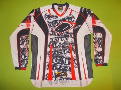 Jersey UFO PLAST (2XL) (XXL) PERFECT !!! Motocross MTB Downhill white