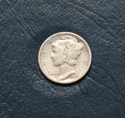 1930 S MERCURY SILVER DIME  *VG to FINE DETAILS*