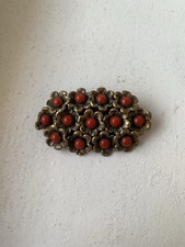 Max Norbert Neiger Blumen Brosche Mit Glassteinen Schmuck Art Deco Antik