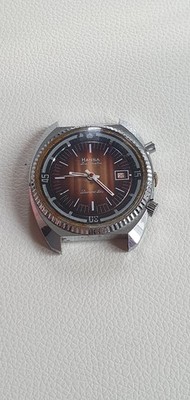 Vintage Hansa Datomatic Diamond Line Diver Style Watch - RUNNING BF 866 CLD