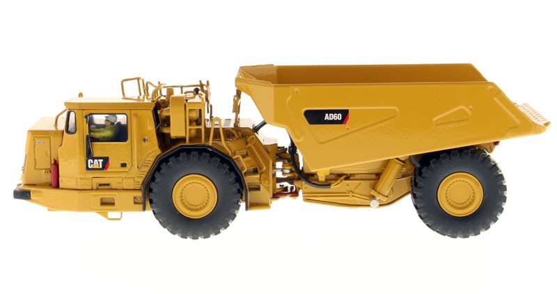 Dumper CATERPILLAR AD60 échelle 1:50 avec chauffeur et accessoires - 2