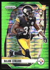 2024 Panini Prizm #323 Daijun Edwards Neon Green Pulsar