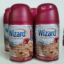 Wizard Automatic Spray Refill-Fresh Apple Pie- Lot of 4, Last Up To 50 Days
