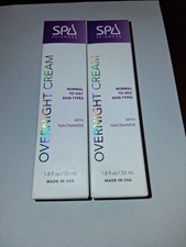 2 Spa Sciences Overnight Cream Normal To Oily Skin Facial Night Cream 1.8 oz A1