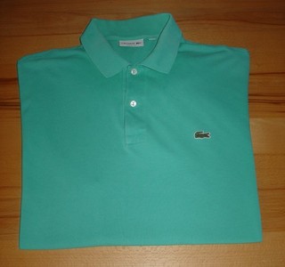 Lacoste Poloshirt Größe FR 9/US 4XL blaugrün Classic Fit
