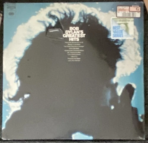 Bob Dylan Greatest Hits LP (orig 1967) reissue in SEALED shrink JC 9463  poster?