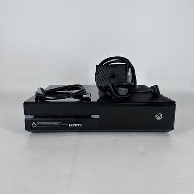 Microsoft Xbox One Console Black 500GB Black w/ Power Cord-Good w/ Speaker Issue