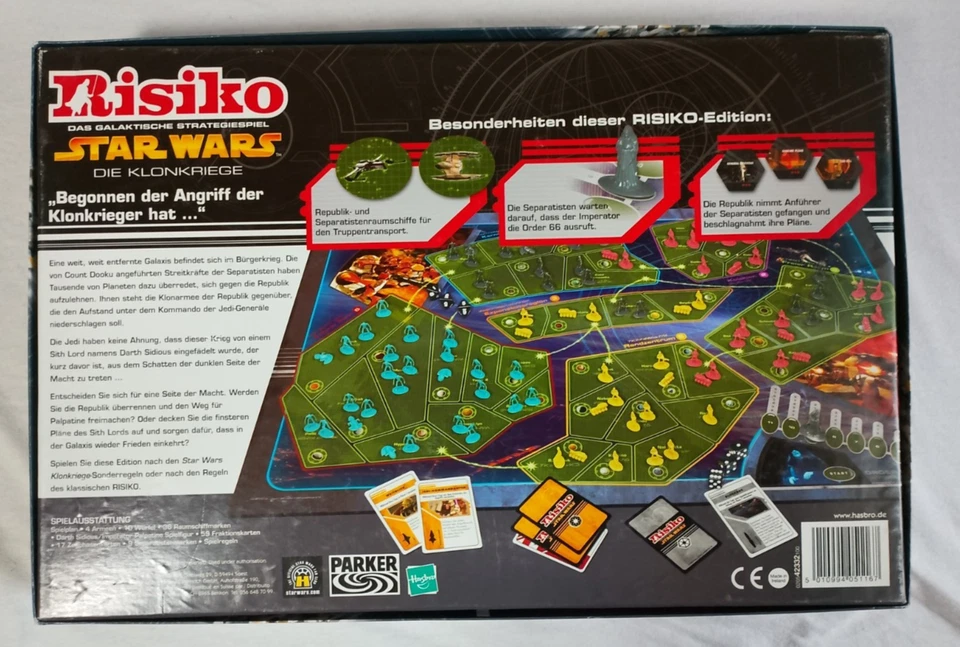 Hasbro Risiko Star Wars Die Klonkriege 2-4Spieler - Bild 2 von 4