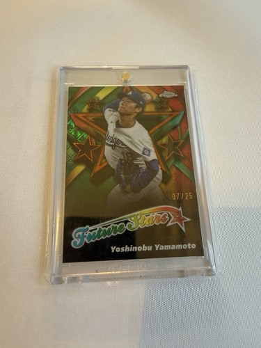 Yoshinobu Yamamoto #FS-6 2025 Topps Chrome Future Stars card