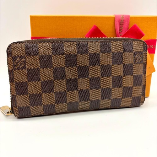 Louis Vuitton Damier Zippy Wallet Round Zipper Pre-owned From Japan