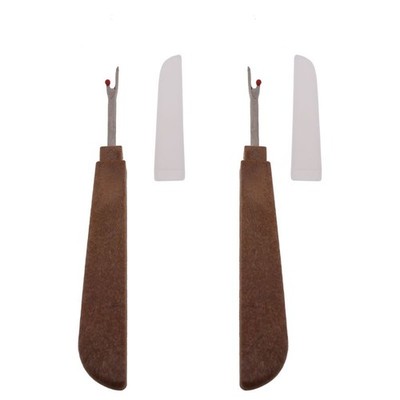 2Pcs Plastic Handle Craft Thread Cutter Seam Ripper Unpicker Needle Arts