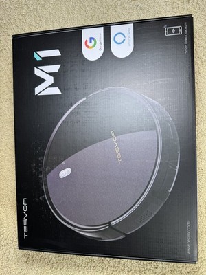 Tesvor M1 Robot Vacuum for animal hair + allergens Smooth + carpeted floors