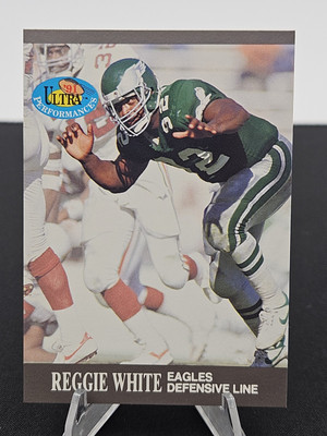 1991 Fleer Ultra Performances Football Reggie White #10 Philadelphia Eagles NFL