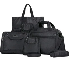 BAMF Collection 18" Inch Black Luxor Travel Duffel Set