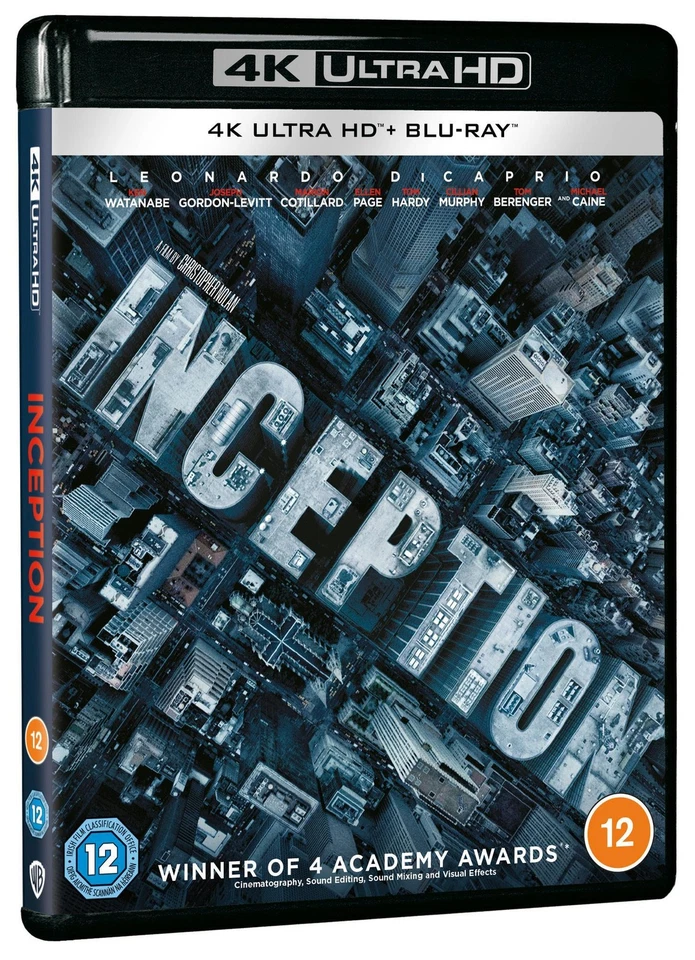 Inception (4K UHD Blu-ray) Cillian Murphy Dileep Rao Elliot Page Ken Watanabe - Image 2 of 2