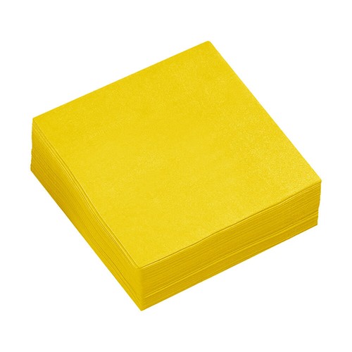 80 Pcs Colorful Napkins Yellow Paper Happy Birthday Thicken Tissue
