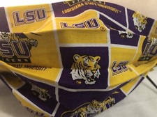TODDLER Handmade Face Mask - Reversible - Washable - LSU