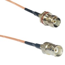 RG316 TNC Female Small Bulk to BNC FEMALE RF Cable Rapid-SHIP LOT