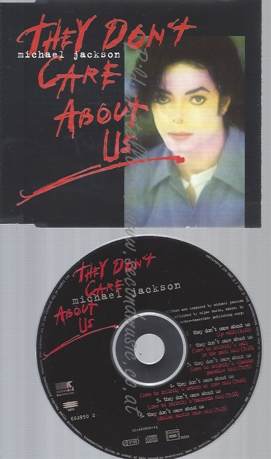 CD--MICHAEL JACKSON- THEY DONT CARE ABOUT US | eBay
