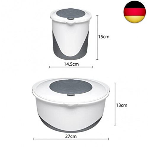 MOLIMOLI Spritzschutz-Deckel Für Rührschüsseln - Endlich Keine Sauerei Mehr In Der Küche!
