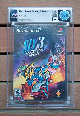 Sly 3: Honor Among Thieves PS2 SEALED 2005 WATA Graded 9.8 A+ US