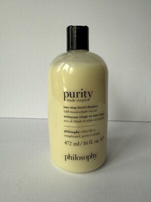 Philosophy Purity Made Simple One-Step Facial Cleanser 16 oz  Sealed
