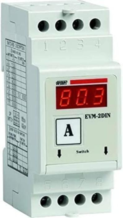 Voltmetro e Amperometro digitale modulare EVM-2DIN Vemer VM260700