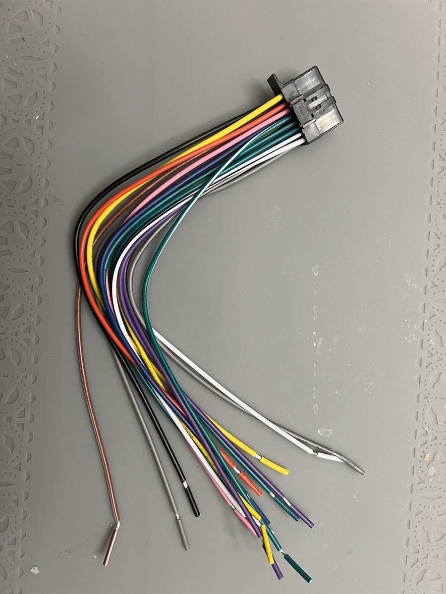 Pioneer 2 DIN wire Harness for DMH-WT3800NEX, DMHWT3800 16