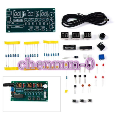 1PCS DC 5-12V six digit red display digital clock module 51 MCU welding DIY #YT