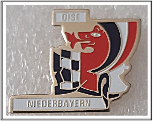 Lower Bavaria - one of the seven administrative regions of Bavaria, Germany pin