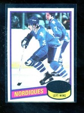 1980-81 TOPPS #67 NORDIQUES LEFT WING NM/MT E022812