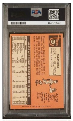 VINTAGE 1969 Topps NOLAN RYAN # 533 --▷HOF !!!◁- NY Mets - PSA 4