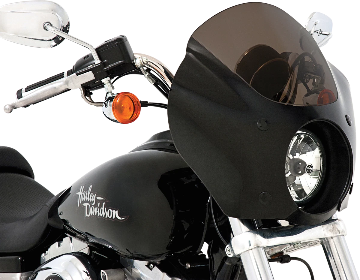 Memphis Shades Gauntlet Fairing Black Mounts fits 06 17 Harley