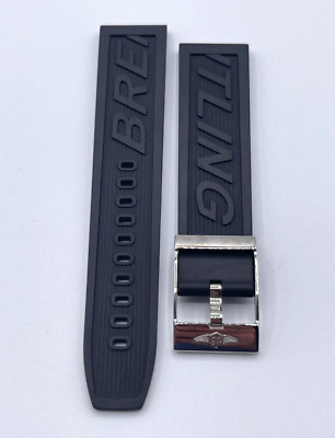 Breitling Superocean Avenger Chronomat Uhrenarmband Gummi 22/20 MM + Schnalle