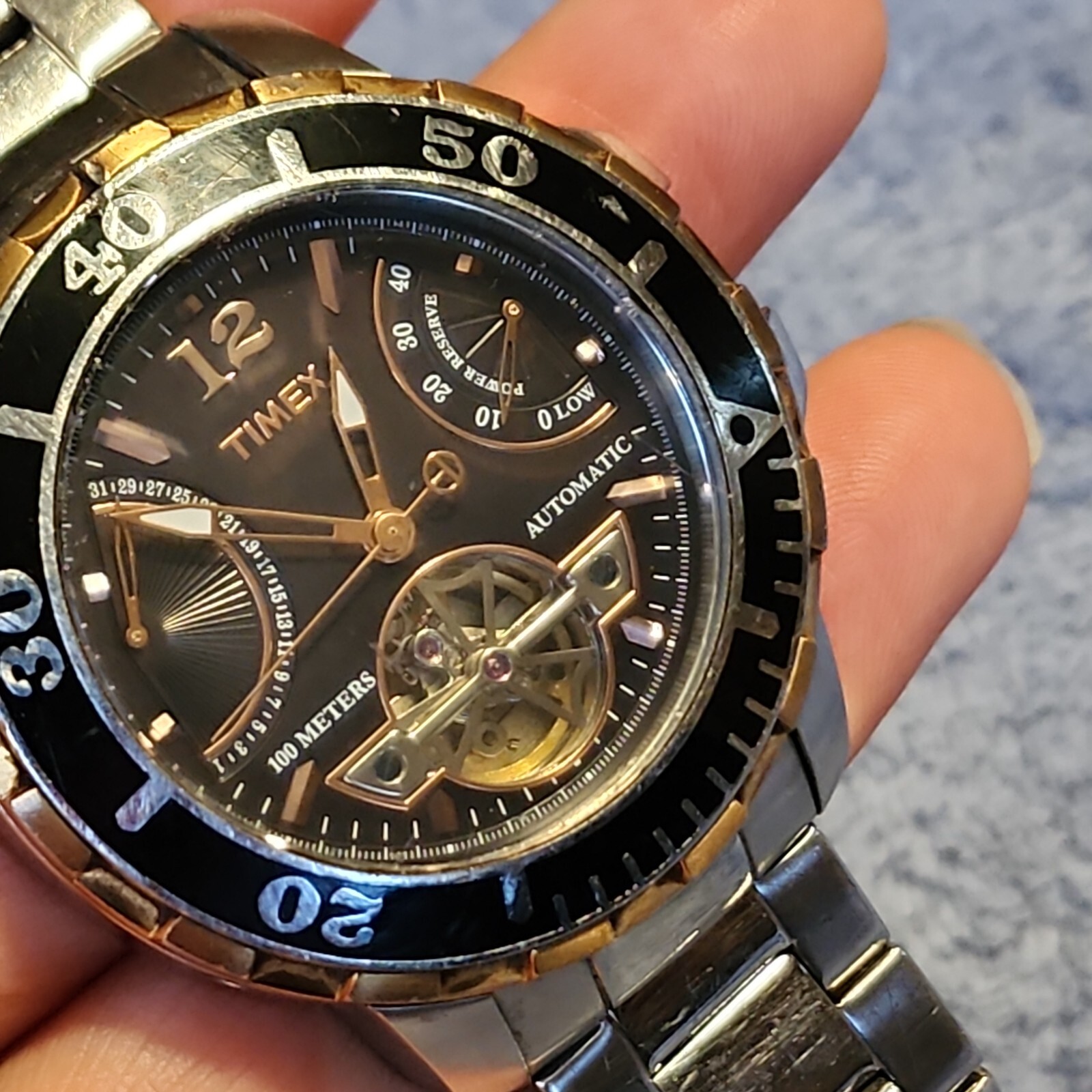 VINTAGE TIMEX MULTIFUNCTION AUTOMATIC  DIAL  MEN'… - image 3