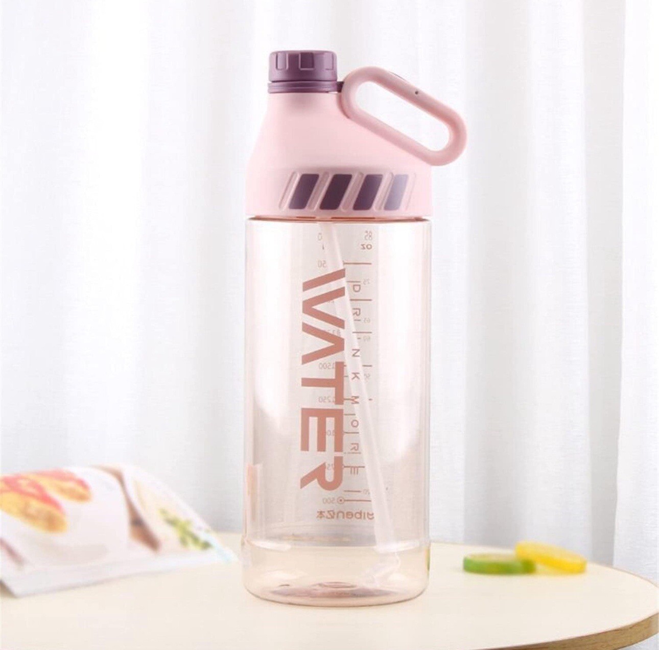 With Straw Pink Brand New