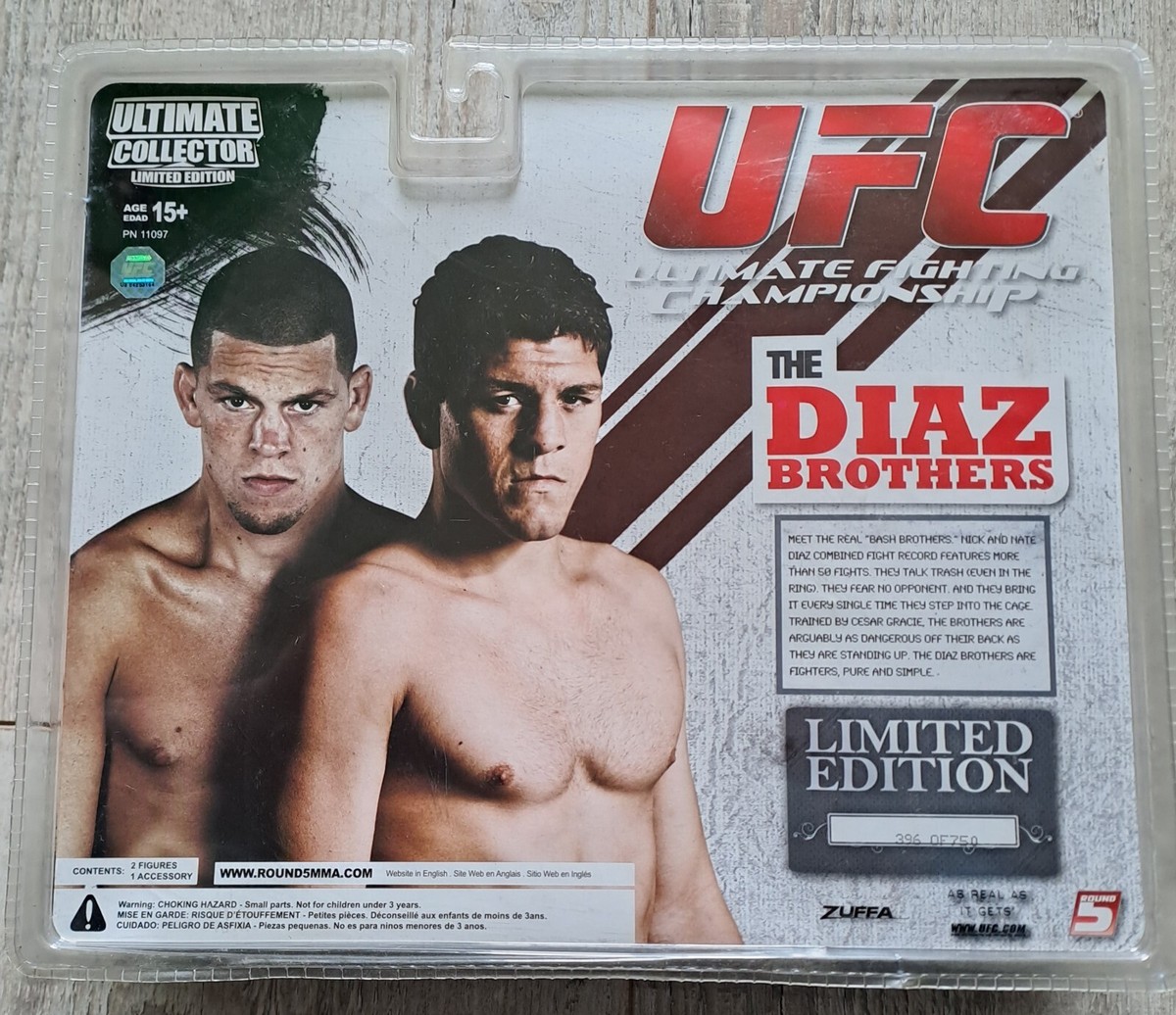 スポーツ UFC Ultimate Collector The Diaz Brothers UFC Ultimate Collector Series 12 Nate Diaz Action Figure Round 5