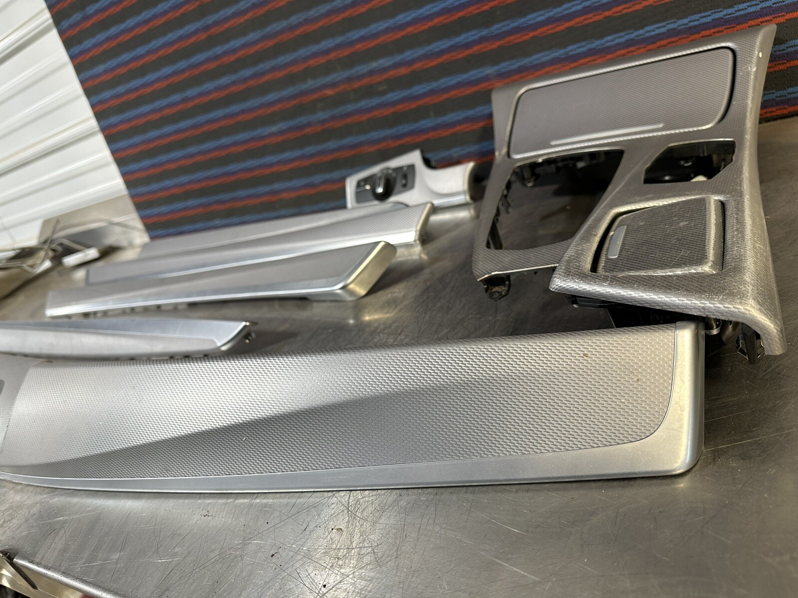 1116 BMW F10 M5 5SERIES MSPORT ALUMINUM TRACE DASH DOOR PANEL TRIMS OEM 17693 eBay